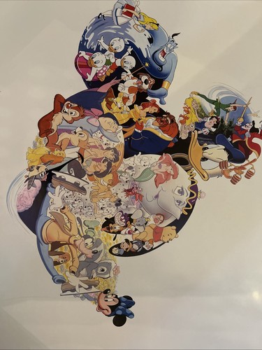 Póster con impresión artística de Disney autorretrato de Mickey Mouse-comenzado con un ratón-danza lotex4 - Imagen 16 de 21