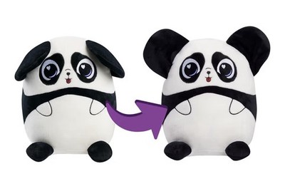 Flipeez Large Plush Jane the Panda   Interactive Toy-Ages 3+ New - 11 Inches