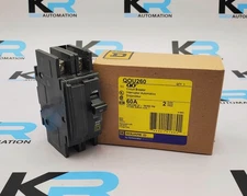 Square D QOU260 QO Circuit Breaker 2P 120/240V 60A 50/60Hz