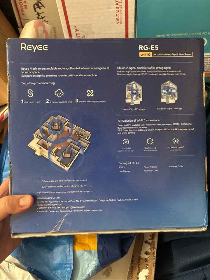 Reyee RG-E5 Wi-Fi 6 Router - Image 3 of 3