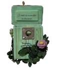 New ListingHallmark Marjolein Bastin Decorative Birdhouse Ornament With Opening Lid & Flora