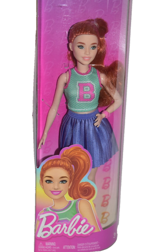 NUOVO! 2024 FASHIONISTAS BARBIE #232 PETITE RED HEAD #HYT90 ~ LA SCATOLA HA STRAPPI, LEGGI! - Foto 6 di 6
