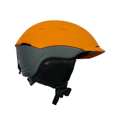 Smith Variance Ski Snowboard Helmet Small SM 51-55cm Matte Orange Charcoal Grey