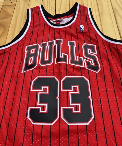 Mens Mitchell & Ness NBA Reload Swingman Jersey Bulls 1995 Scottie Pippen Large - Picture 6 of 12