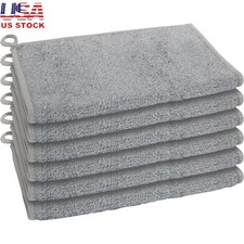 Bamboo Dish Cloths Highly Absorbent Odor-Free Kitchen Wash Rags Cleaning Cloths