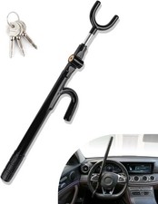 Heavy Duty Anti-Theft Device, Adjustable Length for Cars, Trucks, Vans Black