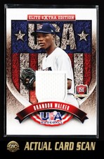 2015 Panini Elite Extra Edition Brandon Walker #1 USA Baseball 15U Game