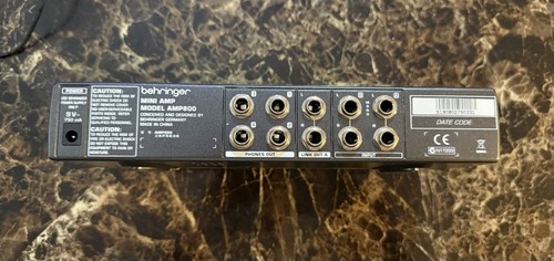 Behringer AMP800 MINIAMP/Mini Amp 4 channel stereo headphone amplifier - Picture 2 of 3