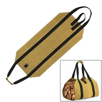 WHITEDUCK TUFF Brennholz Scheitholzträger - Outdoor Schwerlast Canvas Tasche -