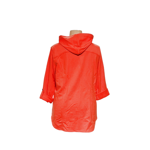 Orange Susan Graver Women's Jacket 1X - Picture 2 of 4