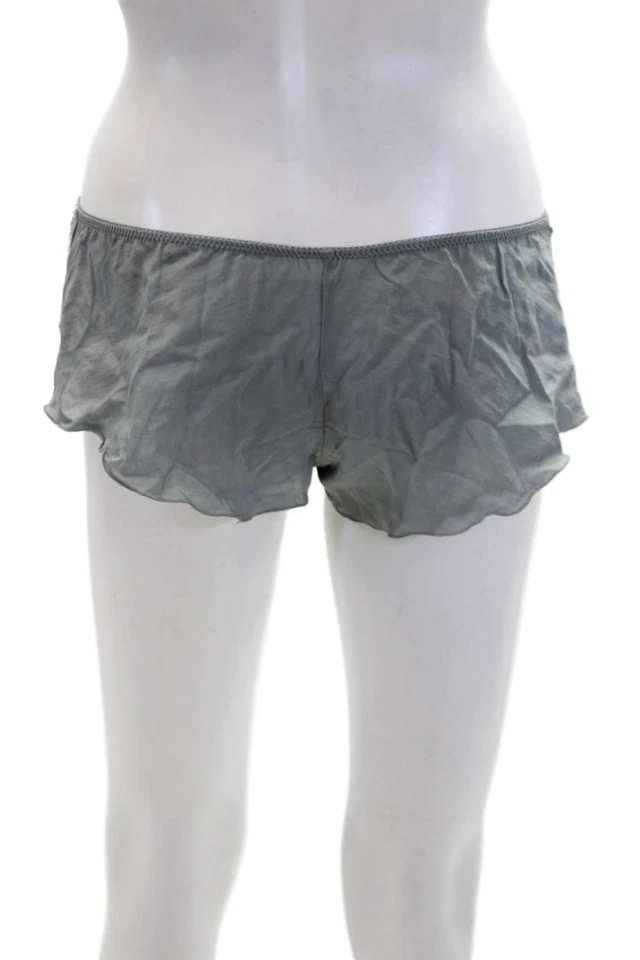 Conjunto de panty descarado con ribete de encaje bordado transparente azul talla 2 Simone Perele para mujer Foto 3 de 4