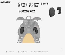 Ski-Doo OEM REV Gen5 Deep Snow Soft Knee Pads...