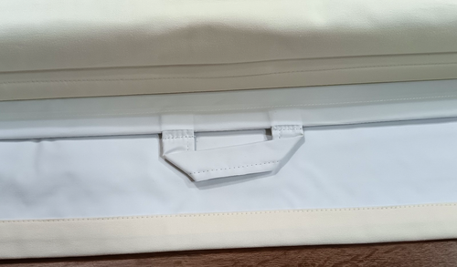 Pottery Barn Ripsband kabellos römischer Schirm Verdunkelung 36 x 64" schwarze Tinte NEU - Bild 5 von 21