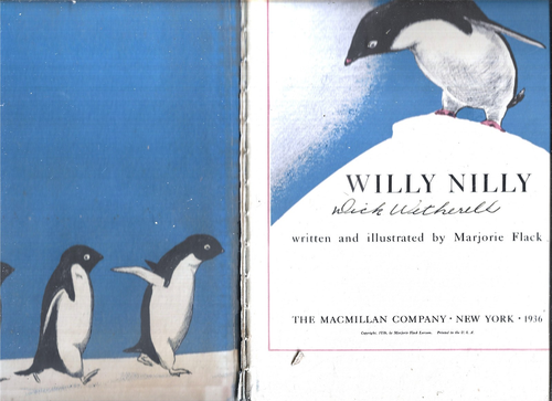 Willy Nilly by Marjorie Flack Hardcover 1936 Illustrated - Picture 2 of 3