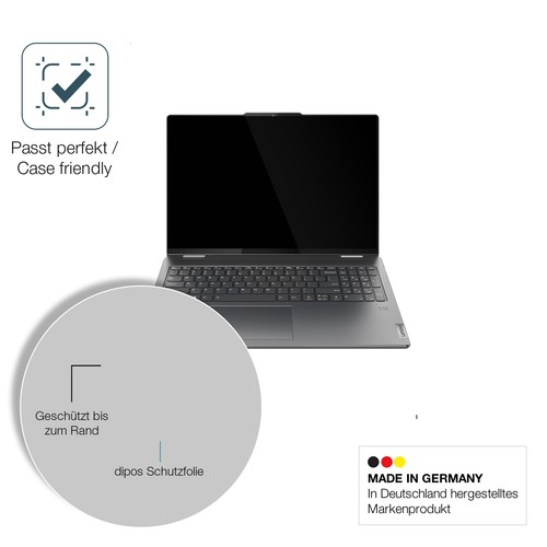 2x Protection écran pour Lenovo Yoga 7 Pro Verre Flexible 9H dipos - Photo 6/7
