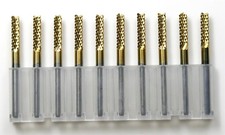 10pcs 1.2mm TiAN coating CNC PCB router Bits Drill milling cutters 1/8 Shank