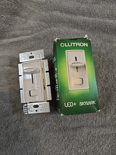 Lutron SCL-153P-WH Skylark CL 150-watt CFL/LED/Incandescent Dimmer, White - Picture 1 of 3