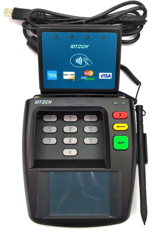 ID Tech Payment Terminal Contactless LCD Signature Capture USB IDFA-3153CM - Image 3 of 4