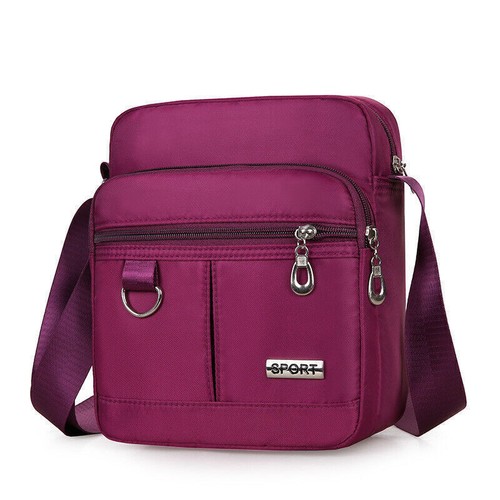 Damen Umhängetasche Messenger Bag Schultertasche Handtasche Reisetasche Urlaub - Bild 4 von 18