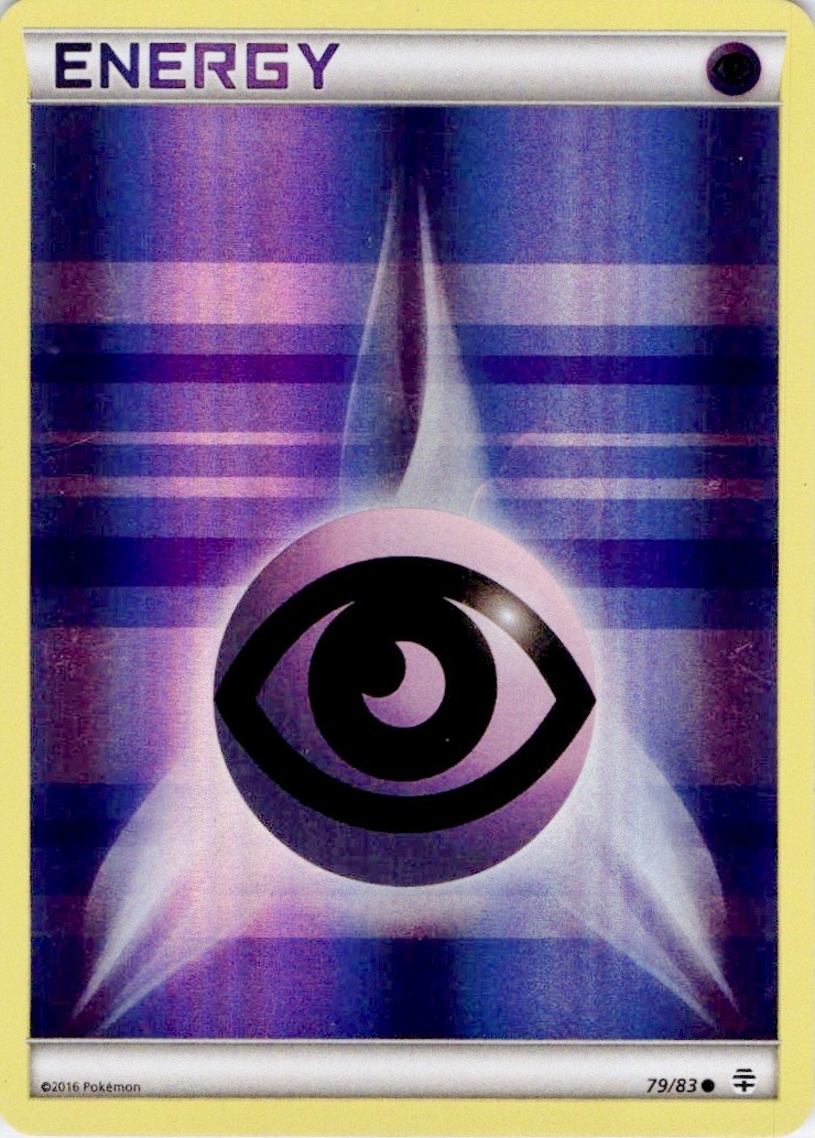 Psychic Energy 79/83 Common Generations Pokemon Reverse Holo Near Mint