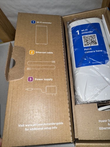 AT&T Air 4971 Tri-Band Wi-Fi 6 Smart Extender WFEXT4971-41 - New - Open Box - Afbeelding 7 van 8