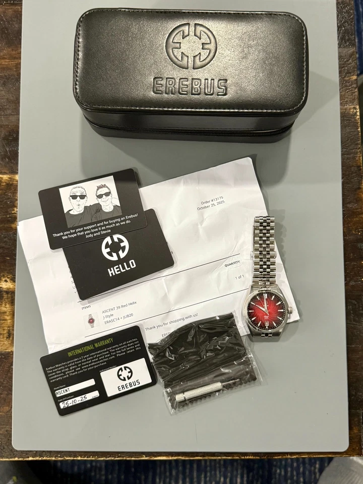 Erebus Ascent 39mm Red Helix Dial - Image 3 of 4