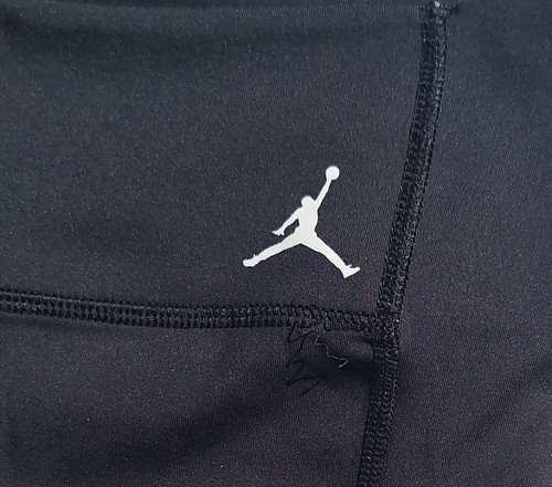 Jordan Black Tight Fit Womens Leggings Size L Nike - Picture 2 of 6