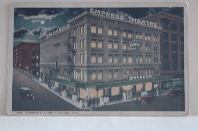 Empress Theatre, Portland Oregon  1920 Postcard