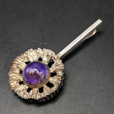 N.E. From Denmark Modernist Anhänger Silber 925 & Amethyst Niels Erik