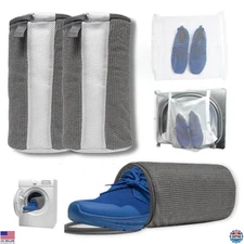 ComfyHomey 2-Pack Shoe Washing Bags: Durable Mesh & Reinforced Zipper for 360°