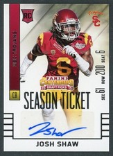2015 Panini Contenders Draft Picks - Josh Shaw - Auto Rookie RC #259 USC Trojans