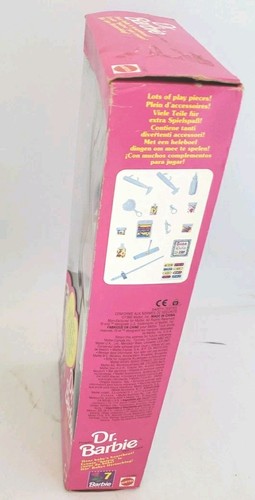VINTAGE 1993 MATTEL DR DOCTOR BARBIE W/ PINK BABY # 11160 NEW SEALED IN BOX - Picture 2 of 4
