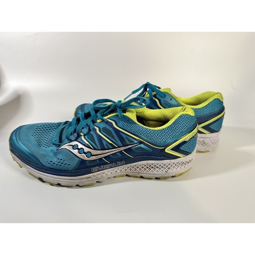 Saucony Omni 16 Damen-Laufschuhe türkis zitronenblau gelb Größe 11 - Bild 4 von 8
