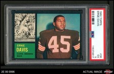 1962 Topps #36 Ernie Davis Browns-FB RC Syracuse PSA 5 - EX