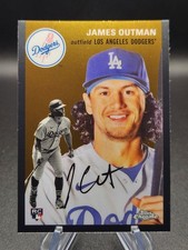 2023 Topps Chrome Platinum Anniversary James Outman RC #35 LA Dodgers Rookie
