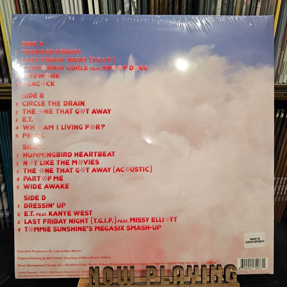 KATY PERRY Teenage Dream LIMITED Peppermint Vinyl 2 LP +7 Bonus Tracks NEW *Bump - Image 3 of 4