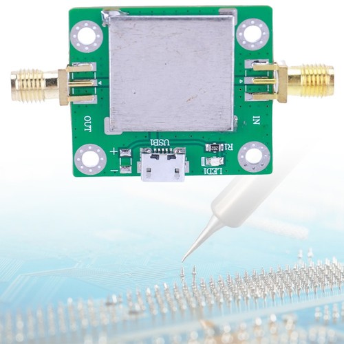 适用于RF电路 适合通信扩展 20dB增益 USB电源 RF信号模块 RF信号传输 设备测试 5V直流供电 LED指示灯 动态范围大 反相保护二极管 - Picture 4 of 6