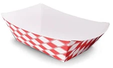 1000 Food Trays 8oz Paperboard 50-8024/2150 Disposable Carry Out (250x4) Burgers