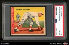 1933 Goudey #119 Rogers Hornsby Cardinals HOF PSA 4 - VG/EX