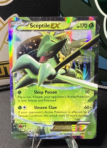 Pokemon Sceptile EX 7/98 XY Ancient Origins Holo Ultra Rare English 2015 LP