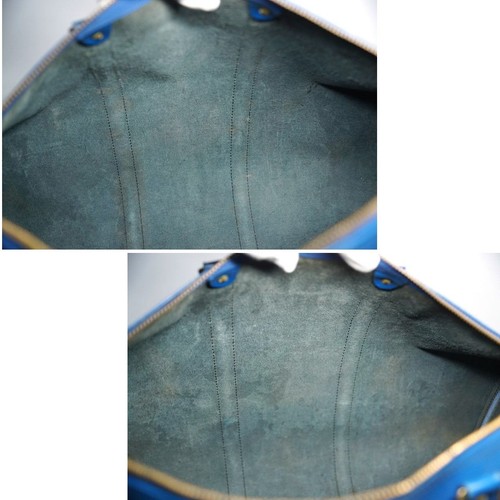 Bolso de Viaje Louis Vuitton Epi Keepall 50 Toledo Azul Boston M42965 Excelente - Imagen 10 de 10