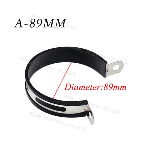Motorcycle Exhaust Muffler Hanger Silencer Hanging Clamp Strap Mounting Bracket - Picture 4 of 11