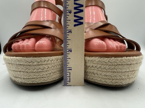 SANDALI TORRID SCARPE ECOPELLE ESPADRILLAS ZEPPA PLATEAU donna taglia 13 WW - Foto 3 di 11