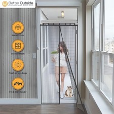 Magnetic Screen Door   Hands-Free Mesh - Designed for Apartments  Condos