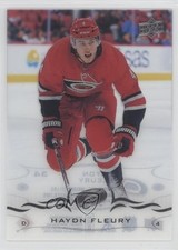 2018-19 Upper Deck Clear Cut Haydn Fleury #34 1m4