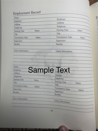 The Family Record Book. A place to record everything for you and your family. - Picture 2 of 5