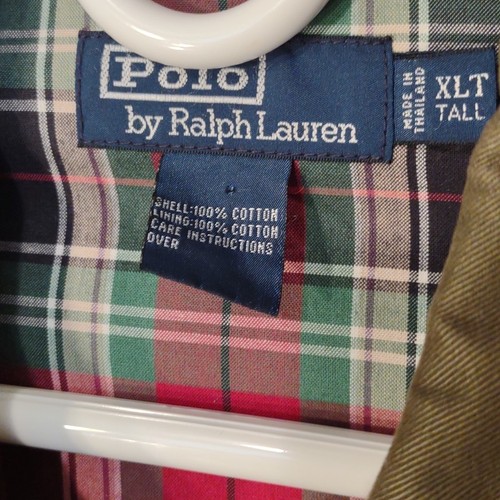 Polo Ralph Lauren Classic Aviator Lined Jacket Full Zip Men’s XLT Olive Bomber - Bild 5 von 15