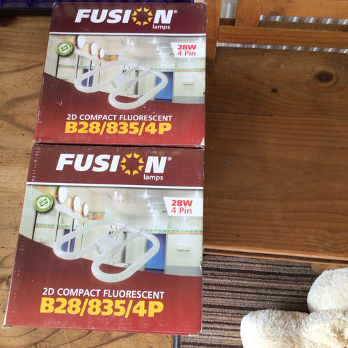 2x Fusion Energy Saving Fluorescent Tube Lamp Light T5 28w4PIN GR10q, - Picture 1 of 4
