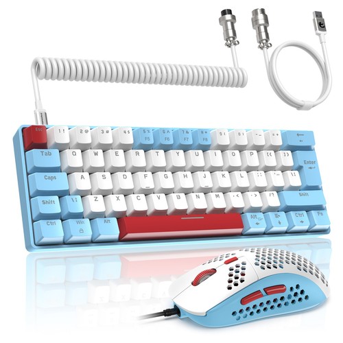 UK Layout Mechanische Gaming Tastatur Maus Sets RGB Typ C Für PC Mac PS4 Xbox 1 - Bild 14 von 23