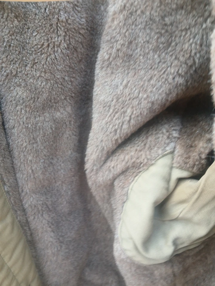 USS ESSEX CVA 9 RARO Primer Teniente Marina de los Estados Unidos Chaqueta de Cubierta Lona Forrada de Vellón Foto 4 de 4